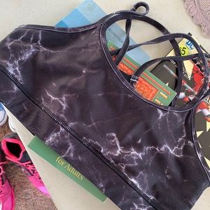 BuffBunny marble sports bra